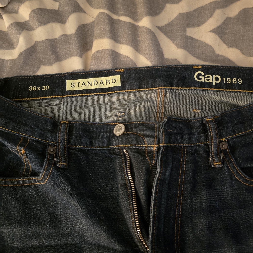 GAP Men's Standard Fit Dark Indigo Jeans